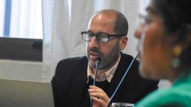 Mariano Przybyksky, abogado querellante de la Secretaria de Derechos Humanos de la Nación. Foto: Juan Thomes