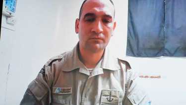 El prefecto Francisco Lezcano fue parte de la patrulla que se habría enfrentado al grupo mapuche en la montaña. Foto: Juan Thomes