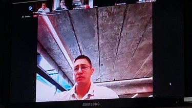 Guillermo Cavia, acusado de autor del homicidio de Nahuel. Foto: Florencia Bark