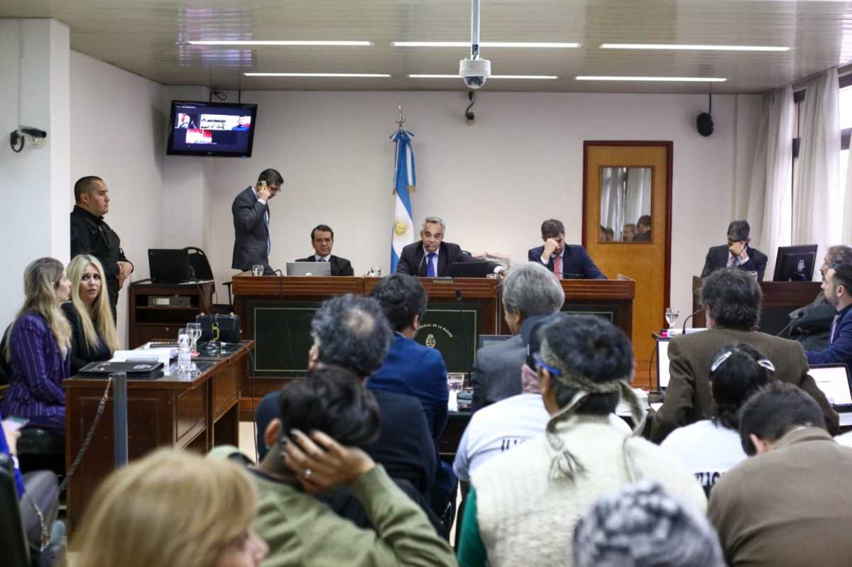 Quinta semana de audiencias por el crimen de Rafael Nahuel. Foto: Juan Thomes (archivo)