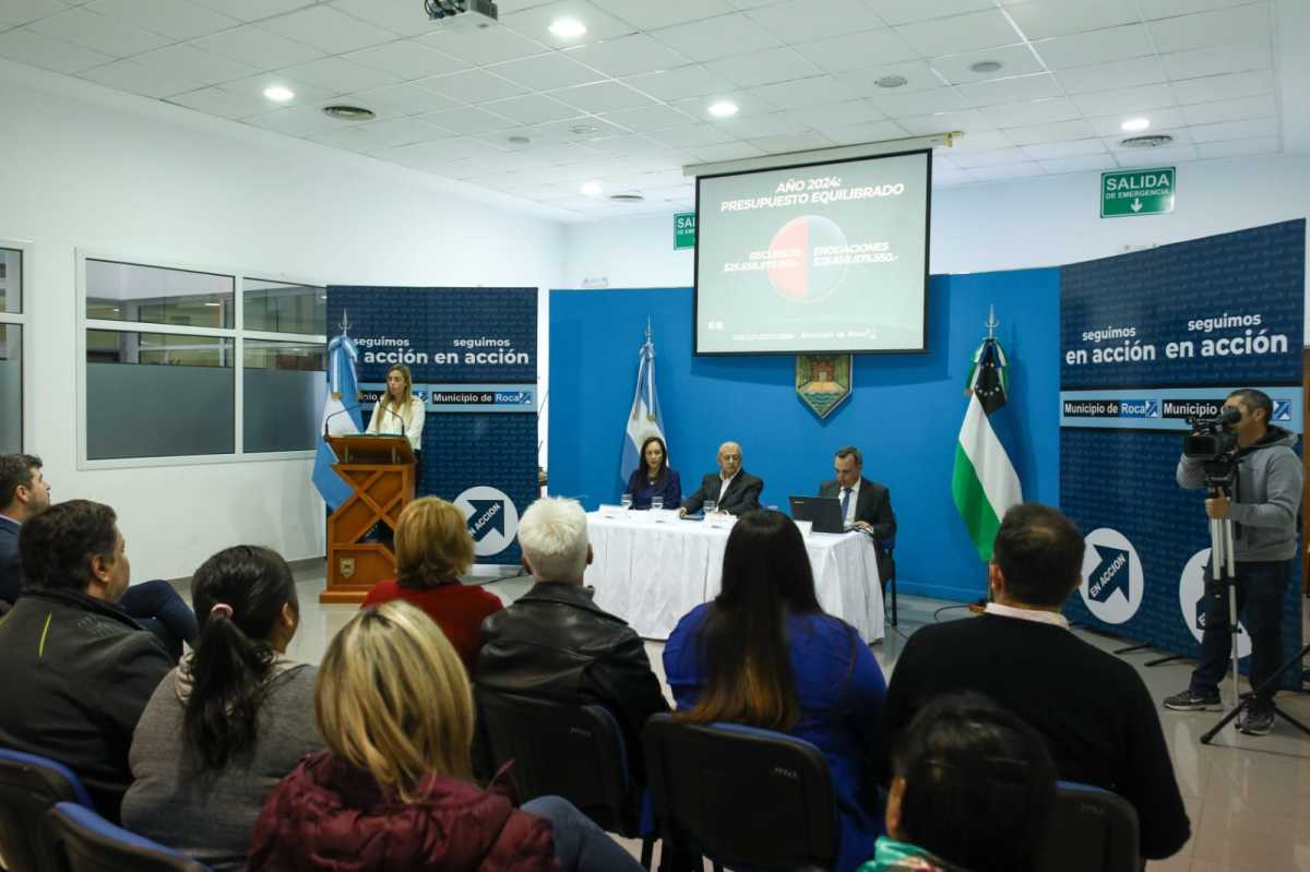 Soria elevó el presupuesto 2024 de Roca y deseó «atravesar la tormenta ...
