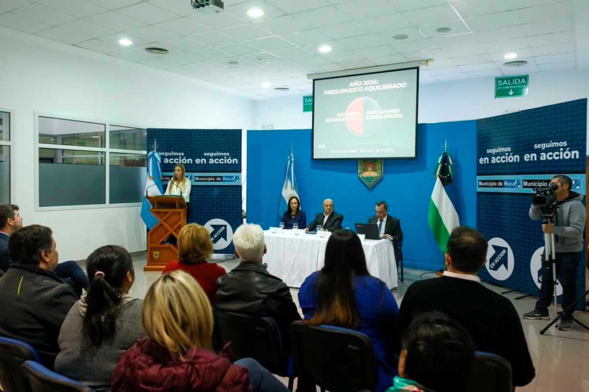 Soria elevó el presupuesto 2024 de Roca y deseó «atravesar la tormenta ...