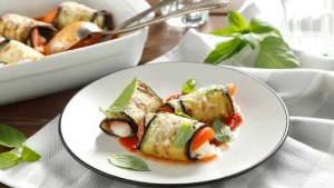 Rollitos de berenjena súper fáciles y ricos