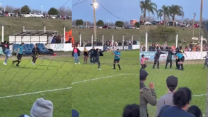 Le tiraron agua caliente a un árbitro en un partido de fútbol amateur en Entre Ríos
