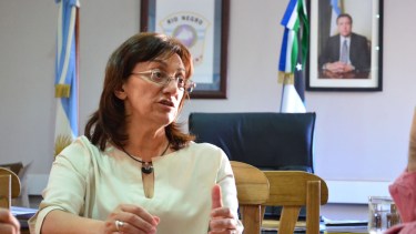 Mónica Silva habló de sus gestiones como senadora ante el gobierno nacional. Archivo