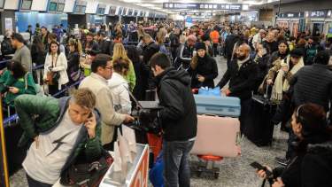 El elenco de Godoy Cruz no pudo viajar por el temporal.