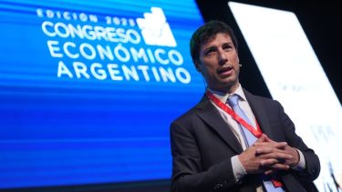 Esteban Domecq, durante su exposición en la Expo EFI 2023.