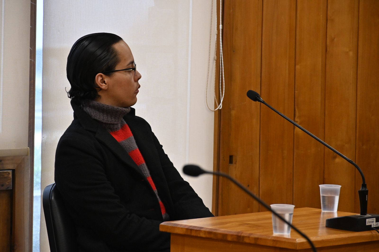 Amanda Alves Ferreira escuchó el veredicto del juez Juan Martín Arroyo. Foto: Chino Leiva