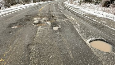 Piden la intervención urgente de Vialidad Nacional. Foto: gentileza 
