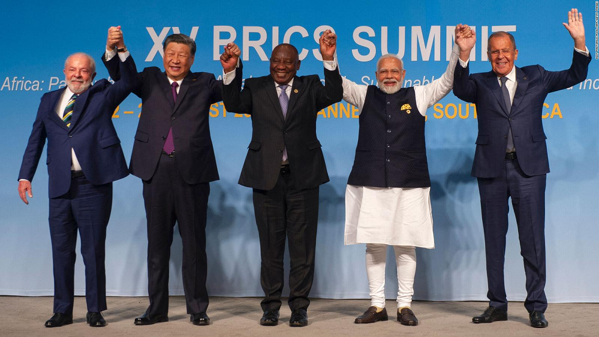 El bloque de los BRICS está conformado por Brasil, Rusia, India, China y Sudáfrica. Foto archivo. 