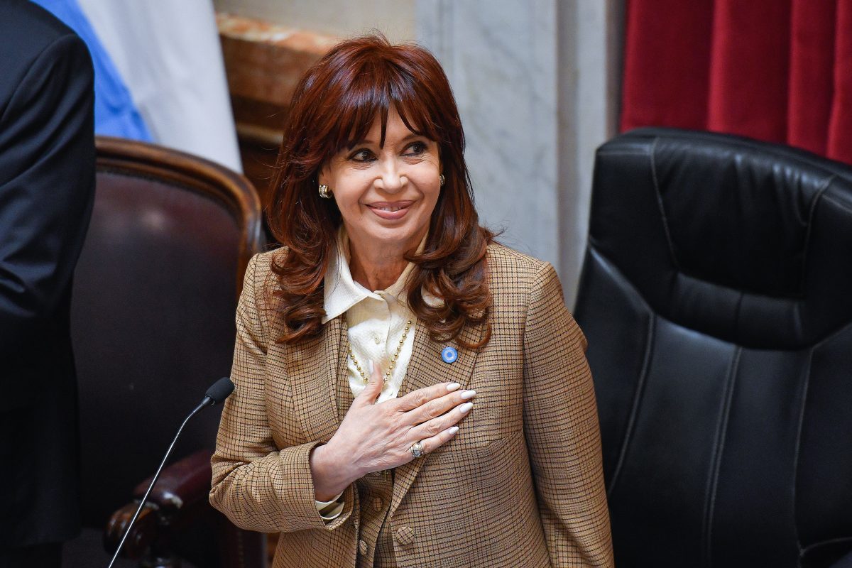 la ácida chicana de Cristina Kirchner a la oposición en el Senado.