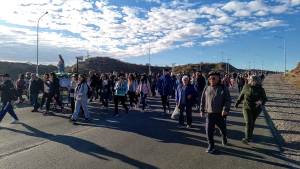 Por la peregrinación a Centenario en Ruta 7, hubo modificaciones en el tránsito