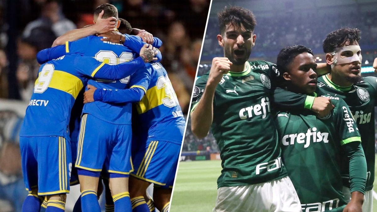 Boca vs. Palmeiras, hoy por la semifinal de la Copa Libertadores.