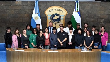 Parlamento juvenil Patagónico. Foto: Marcelo Ochoa.
