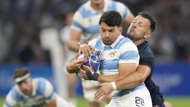 Los Pumas intentarán reponerse ante Samoa el viernes 22. (AP Photo/Pavel Golovkin)