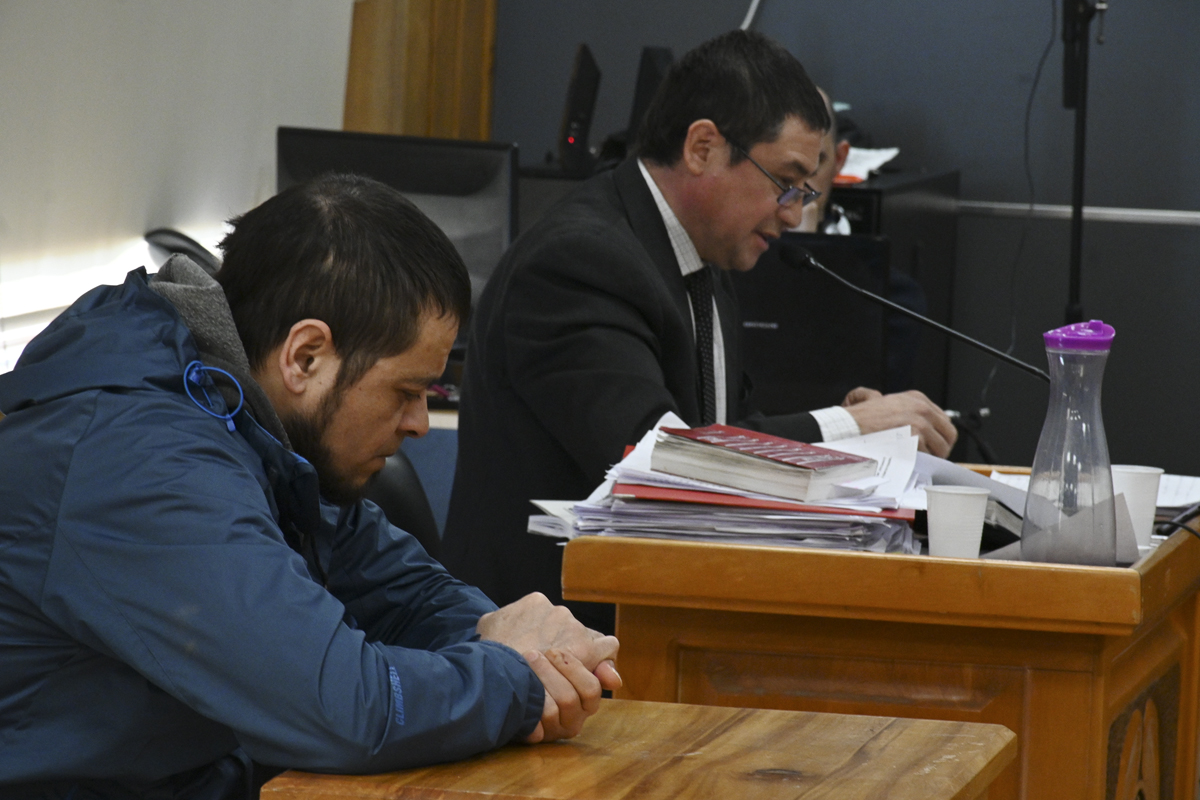 Mauricio Baez está detenido desde fines de mayo de 2021 y hoy recibió la pena de 9 años de prisión por un homicidio en Bariloche. Foto: Archivo