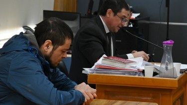 Mauricio Baez está detenido desde fines de mayo de 2021 y hoy recibió la pena de 9 años de prisión por un homicidio en Bariloche. Foto: Archivo