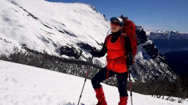 Liliana Alonso sobrevivió tras estar enterrada seis horas bajo una avalancha en el cerro Ventana, el 1 de septiembre de 2022 en Bariloche. (foto gentileza 