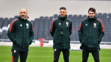 Demichelis, sorprendido por la pregunta sobre Lux y conforme con «la muestra de carácter» de River