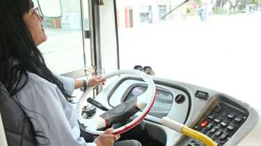 Cinco Saltos sin servicio de colectivos. Foto: archivo (Florencia Salto)