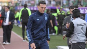 Scaloni: «La virtud del equipo es querer jugar, fue un partido completo»
