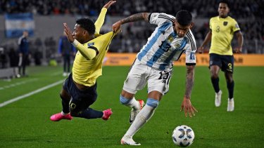 Cuti Romero fue la figura contra Ecuador.