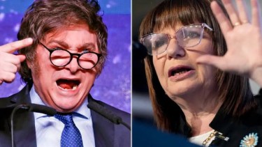 Bullrich llevó a la Justicia al candidato de La Libertad Avanza. 