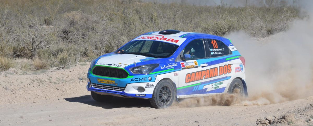 Kovacevich ganó la primera etapa del Rally de Cervantes.