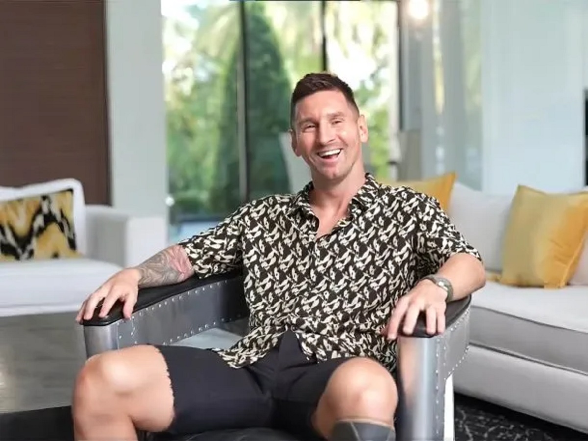 Lionel Messi dio una entrevista con Migue Granados, para OLGA.-