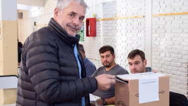 El intendente de  Regina Luis Albrieu fue agredido el fin de semana. Archivo