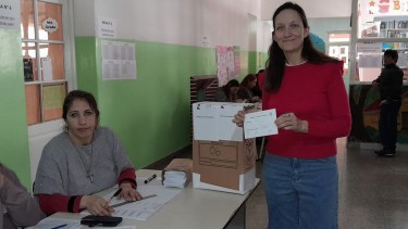 La exintendenta Silvana Pérez ganó y tendrá un segundo mandato en Maquinchao. Foto Gentileza