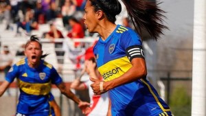 Mirá el gol de la barilochense Miriam Mayorga en la victoria Supérclásica de Boca sobre River