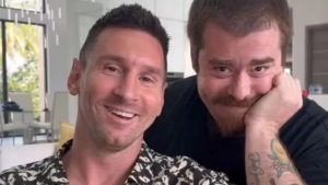 Migue Granados besó a Lionel Messi y anunció una inédita entrevista: cuándo y dónde ver la charla