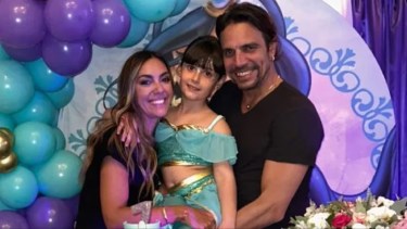 Floppy Tesouro y Rodrigo Fernández Prieto defendieron a Moorea, su hija en común.-