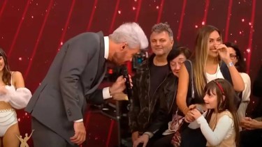 Moorea, la hija de Floppy Tesouro, tuvo un picante ida y vuelta con Marcelo Tinelli en el Bailando 2023.-