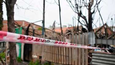 Dos jóvenes, Milagros y Enrique Pelliza, murieron por el incendio. Foto. Matías Subat. 