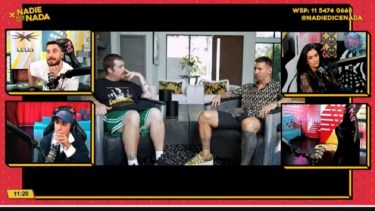 Nico Occhiato reaccionó en vivo a la nota de Migue Granados con Lionel Messi.-