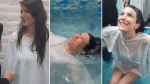 Se bautizó Andrea Rincón y lloró por su pasado: «¡Me arrepiento de todo!»
