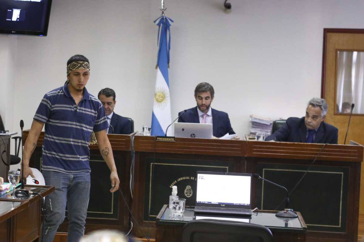 El juicio por el crimen de Rafael Nahuel en Villa Mascardi se realizó en Roca y uno de los testigos fue Fausto Jones Huala. Archivo