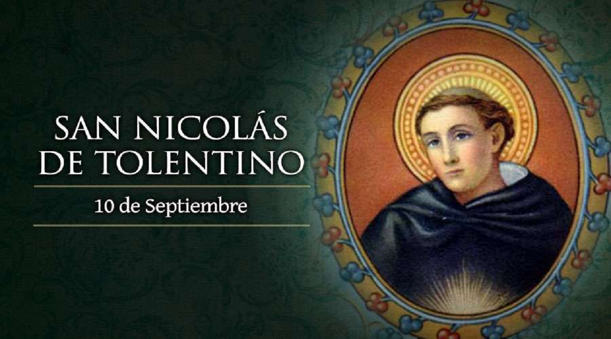 Santoral del 10 de septiembre: día de San Nicolás de Tolentino, protector de las almas del purgatorio. 