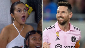 Selena Gómez, Leonardo Di Caprio y Owen Wilson: los famosos que fueron a ver el partido de Lionel Messi