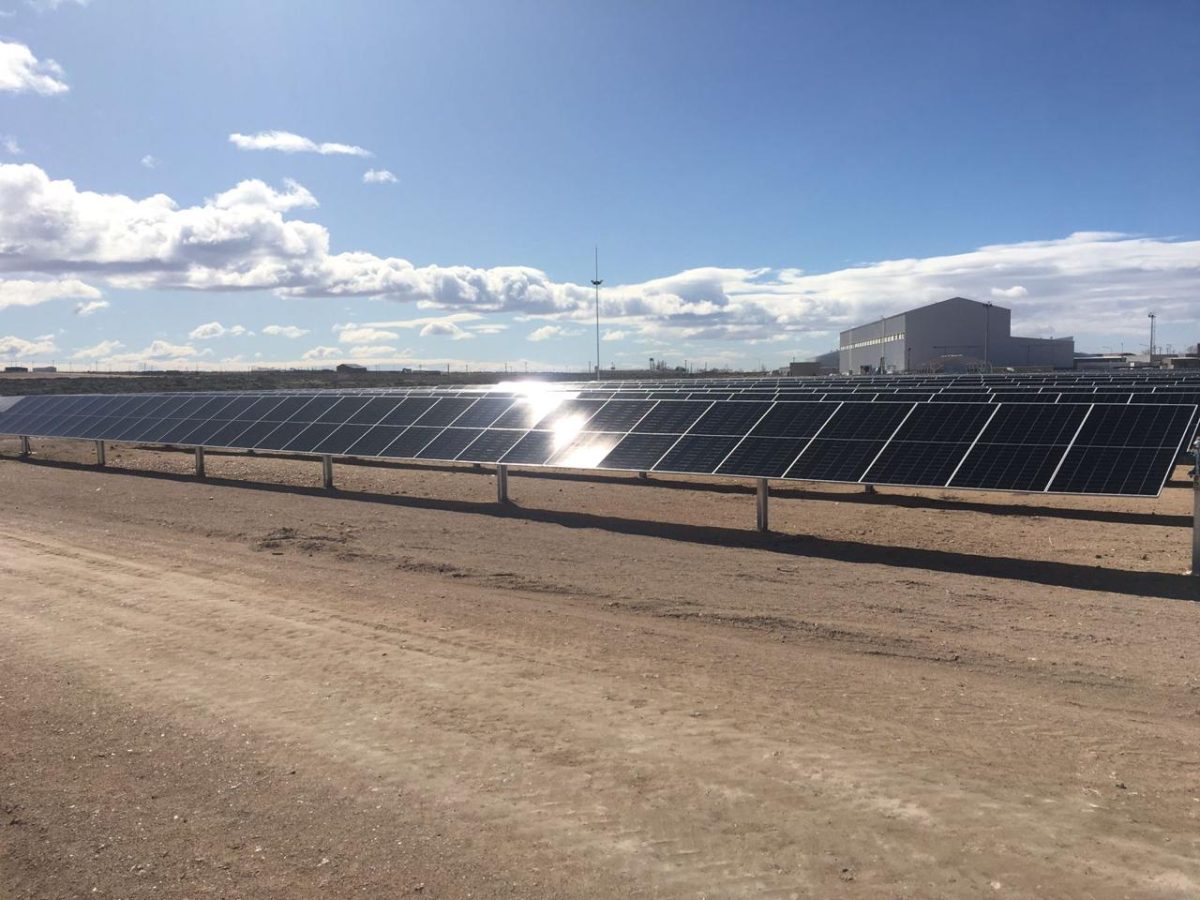 El parque solar tendrá una capacidad de 3,5 MW. Foto: gentileza Walter Mardones.