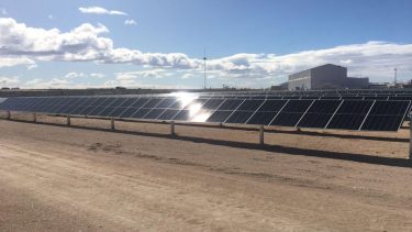 El parque solar tendrá una capacidad de 3,5 MW. Foto: gentileza Walter Mardones.