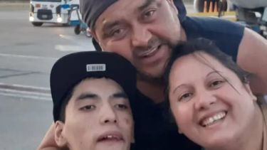 La familia vive en una humilde vivienda del bajo de la ciudad de Zapala. foto: Alejandra Fuentes.