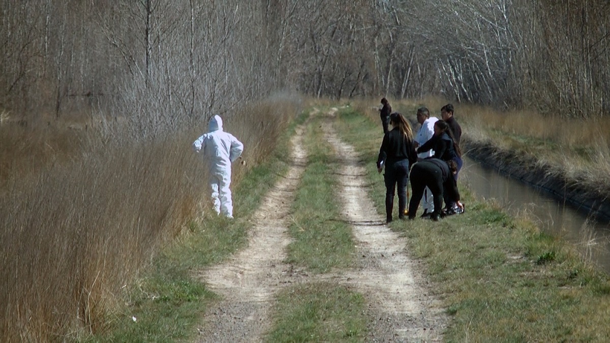 El cuerpo fue encontrado por un trabajador de una chacra en el camino 14 del Idevi. Foto Gentileza Francisco Espinoza Chaina.