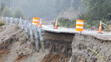 El deslave se produjo por las intensas lluvias. Foto: archivo