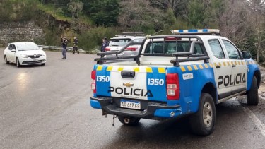 El lugar donde volcó el camión del Ejército este jueves. Foto: Gentileza Nicolás Almagro. 