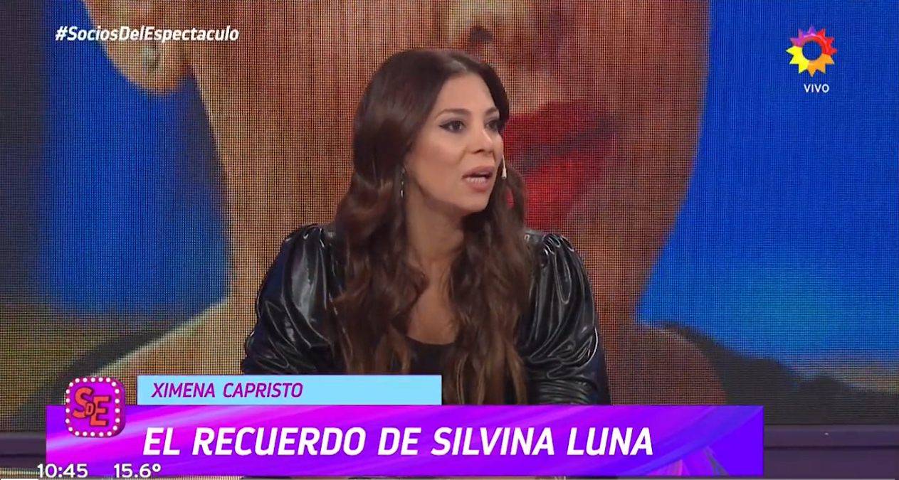 Ximena Capristo recordó a Silvina Luna en Socios del Espectáculo. 