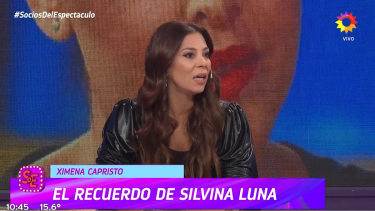Ximena Capristo recordó a Silvina Luna en Socios del Espectáculo. 