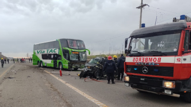 Murió un hombre tras un choque fatal en Ruta 22. Foto: Policía de Río Negro
